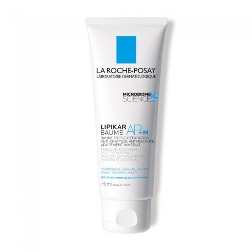 La Roche-Posay Lipikar Baume AP+M, balsam do ciała, skóra sucha i atopowa, od urodzenia, 75 ml
