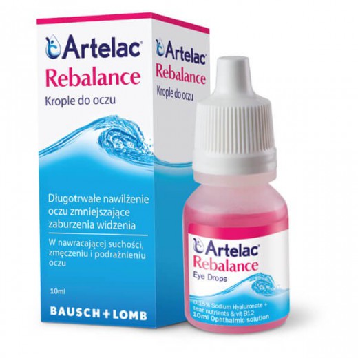 Artelac Rebalance, krople do oczu, 10 ml
