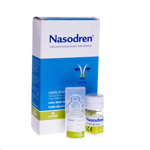 NASODREN, aerozol do nosa, 1 sztuka