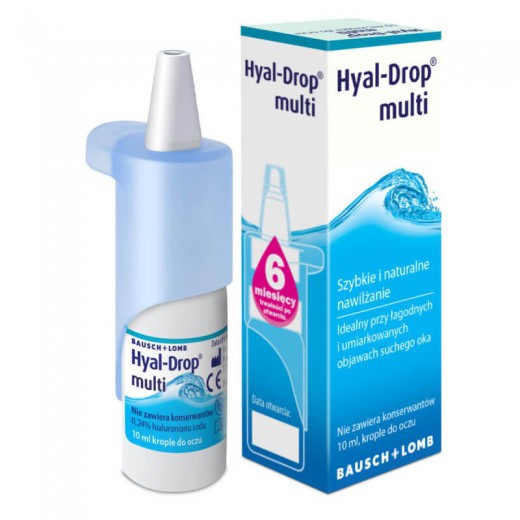 Hyal-Drop, Multi, krople do oczu, 10ml