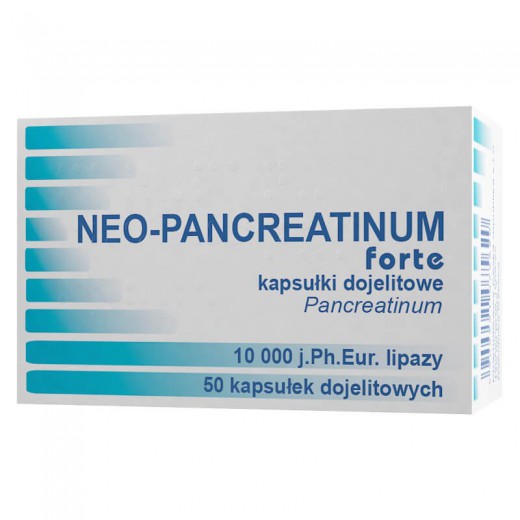 Neo-Pancreatinum Forte 10000j.Ph.Eur., 50 kapsułek