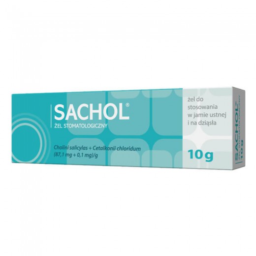 Sachol (87,1mg+0,1mg)/g, żel stomatologiczny, 10g