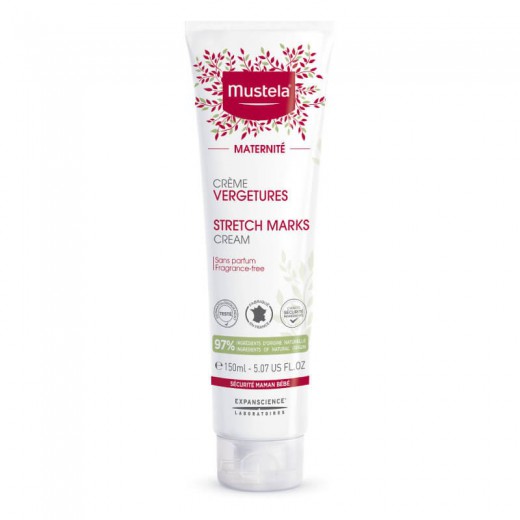 MUSTELA Maternite, krem na rozstępy bez zapachu, 150ml