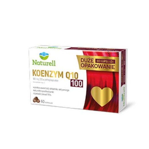 NATURELL, Koenzym Q-10 100mg, 60 kapsułek