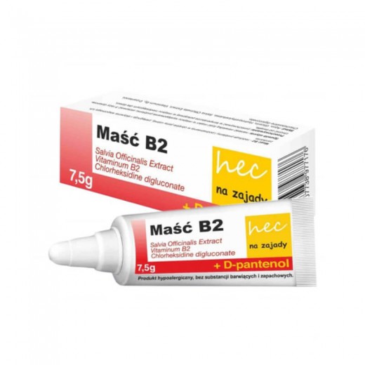 Hecpharma, maść B2 Hec, na zajady, 7,5 g