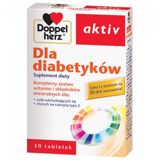Doppelherz Aktiv, Dla diabetyków, 30 tabletek