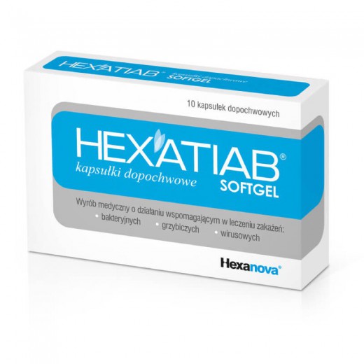 HEXATIAB Softgel, kapsułki dopochwowe, 10 szt. | Apteka Medkon