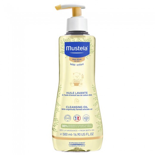 Mustela Stelatopia, olejek myjący, od urodzenia, 500 ml