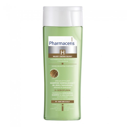 PHARMACERIS H Sebopurin, szampon normalizujący do skóry łojotokowej, 250ml