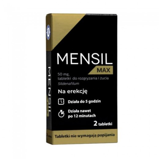 Mensil Max 50 mg, 2 tabletki do żucia