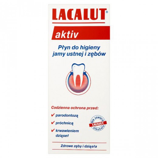 LACALUT Aktiv, płyn do płukania jamy ustnej, 300ml