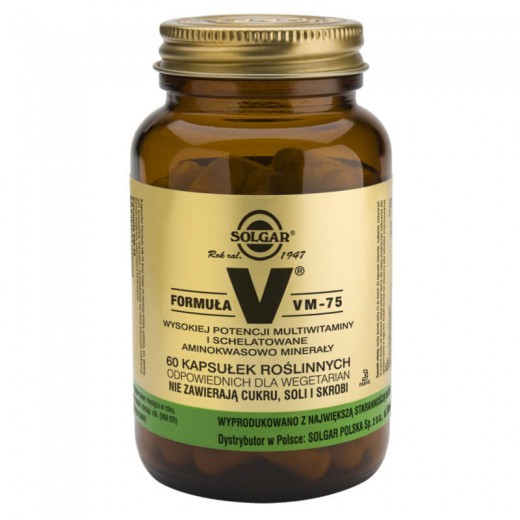 Solgar Formuła VM-75, kapsułki roślinne, 60 szt.
