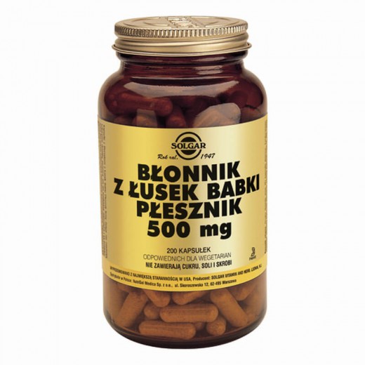 Solgar Błonnik z łusek Babki Płesznik, kapsułki roślinne, 200 szt.