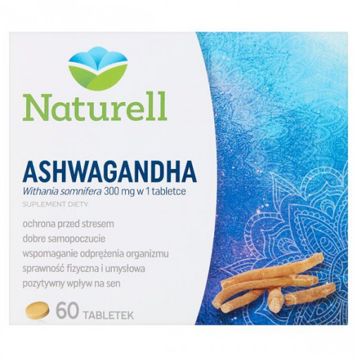 Naturell Ashwagandha, 60 tabletek