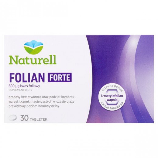 NATURELL, Folian Forte, 30 tabletek