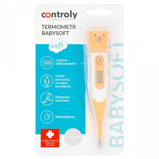 Termometr Controly Baby Soft, 1 sztuka