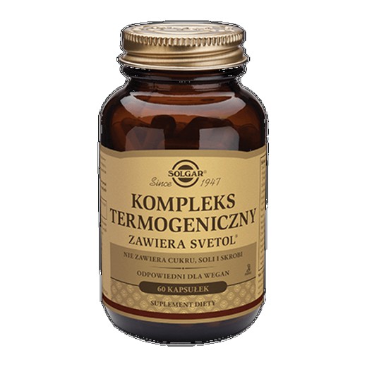 Solgar Kompleks termogeniczny SVETOL, kapsułki, 60 szt.