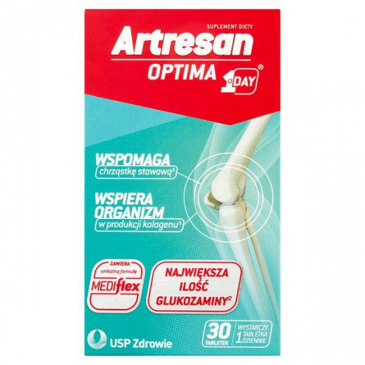 Artresan Optima 1 a Day, 30 tabletek