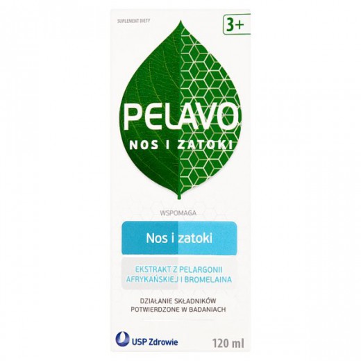 Pelavo Nos i Zatoki, syrop dla dzieci powyżej 3.roku życia, 120ml