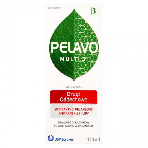 Pelavo Multi 3+, syrop dla dzieci powyżej 3 roku życia, 120 ml