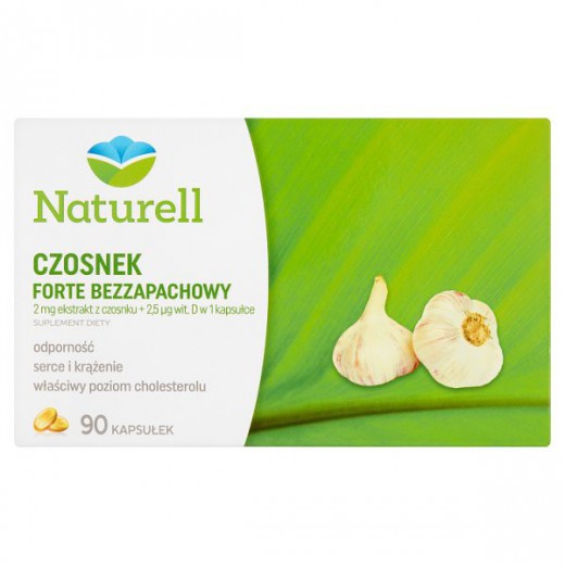 Naturell Czosnek forte bezzapachowy, kapsułki, 90 szt.