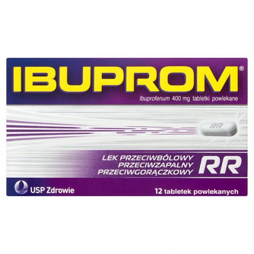 Ibuprom RR, 400 mg, 12 tabletek powlekanych