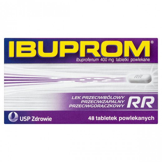 Ibuprom RR, 400mg, 48 tabletek powlekanych