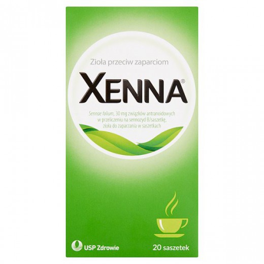 Xenna fix, zioła na zaparcia, 20 saszetek