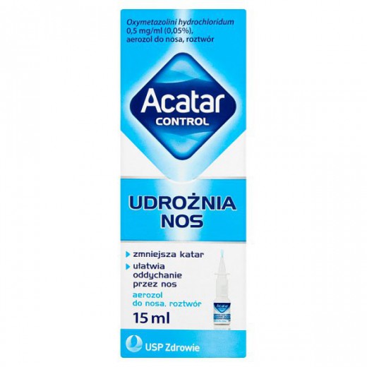 Acatar Control 0,5mg/ml, aerozol do nosa, 15ml