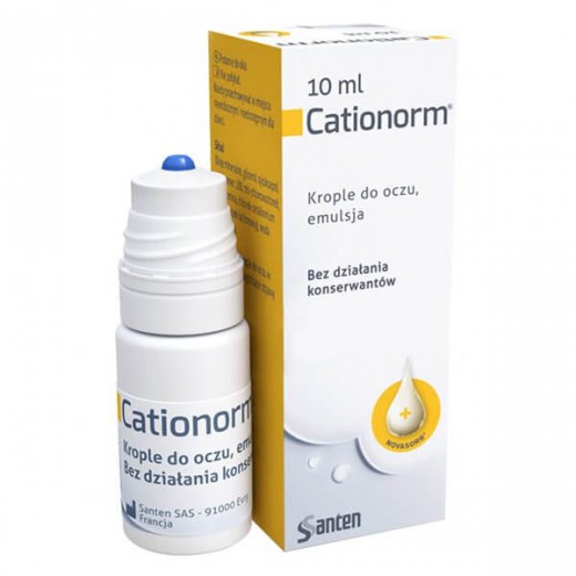 Cationorm, krople do oczu, emulsja, 10 ml