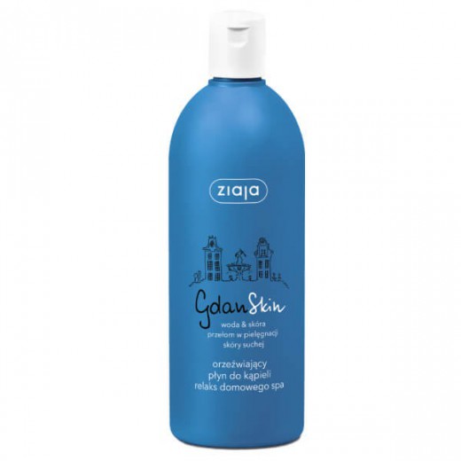 Ziaja GdanSkin, płyn do kąpieli, orzeźwiający, 500 ml