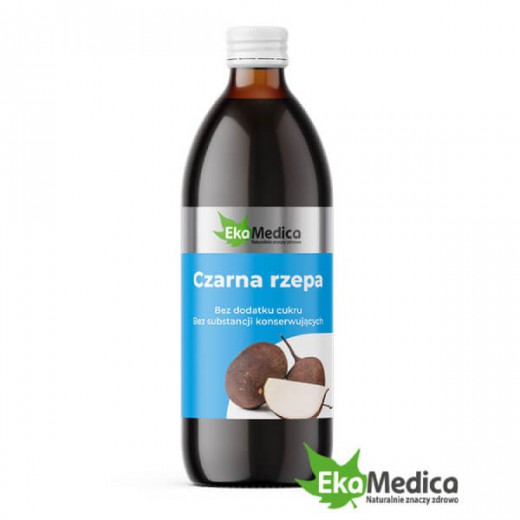 EkaMedica Czarna Rzepa, sok, 500 ml
