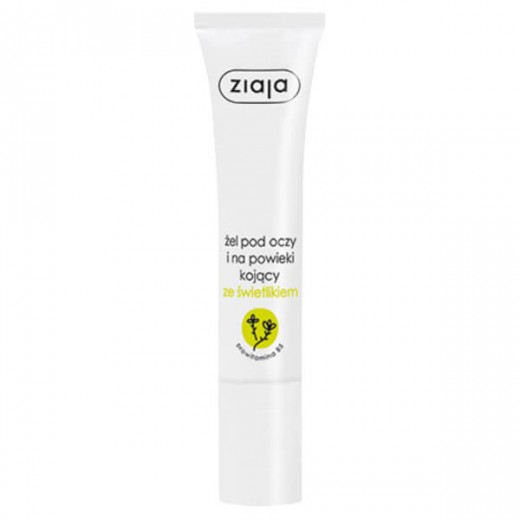 Ziaja Bio-żel, pod oczy i na powieki, kojący ze świetlikiem, 15 ml