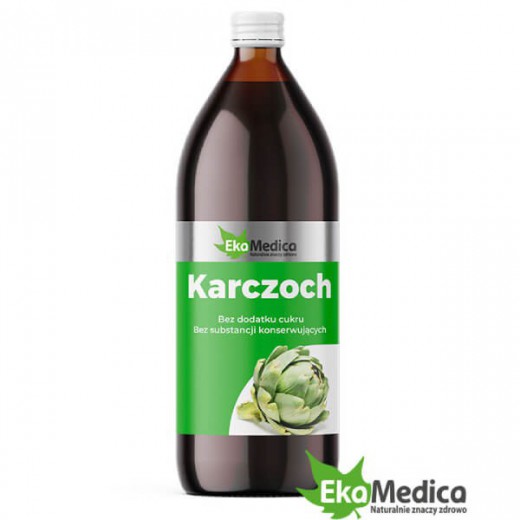 EkaMedica Karczoch, sok, 1000 ml